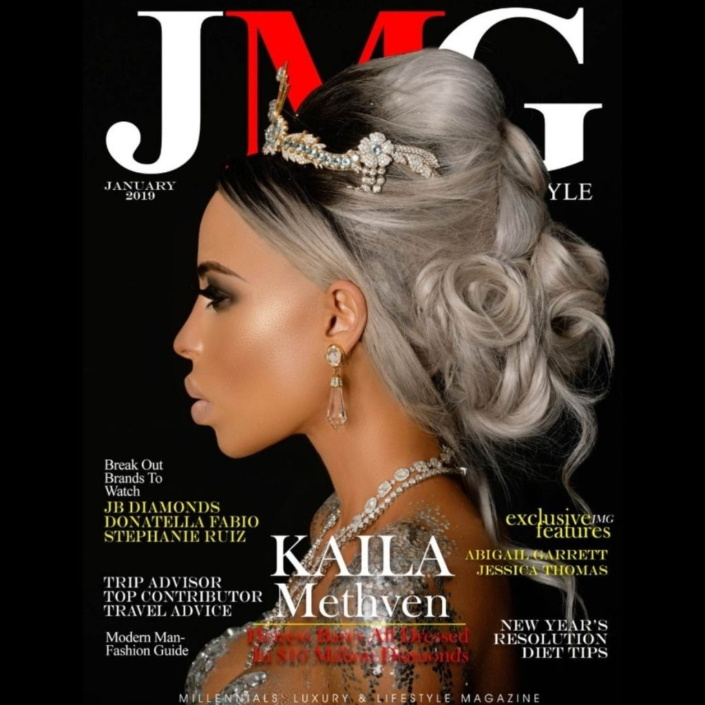 JMG Lifestyle Magazine: Kaila Methven (KFC Heiress) Wears $3 Million Versace Tiara From JB Diamonds