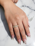 Eternity French Cut Diamond Ring