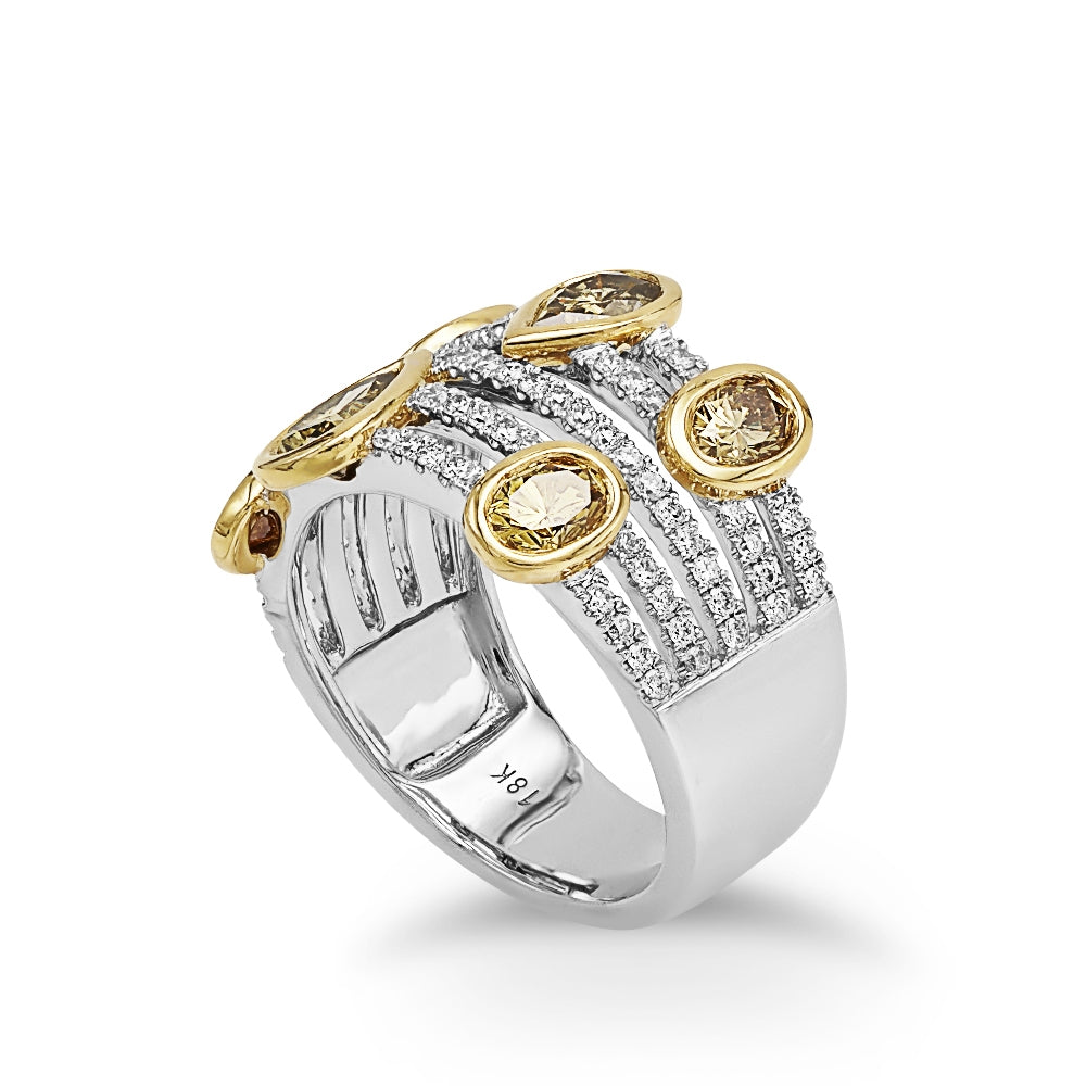 Multi Band Diamond Ring