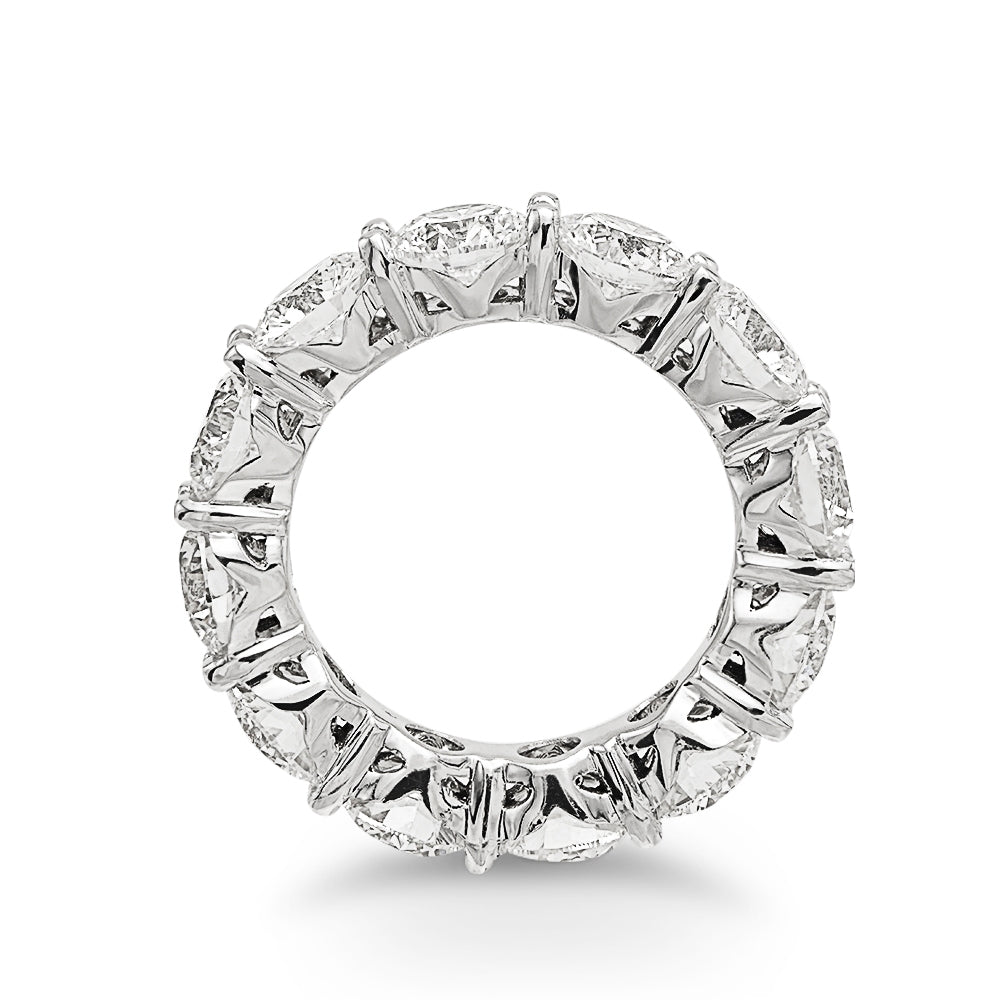 White Gold Eternity Band 8.71 Carats Total Weight