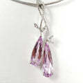 14Kt White Gold Kunzite Pendant