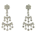 18KW Diamond Chandelier Drop Earrings
