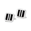 Genuine Onyx & Mother of Pearl Cuff Links