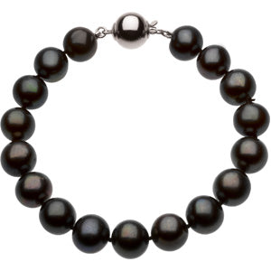 Freshwater Black Cultured Pearl Bracelet