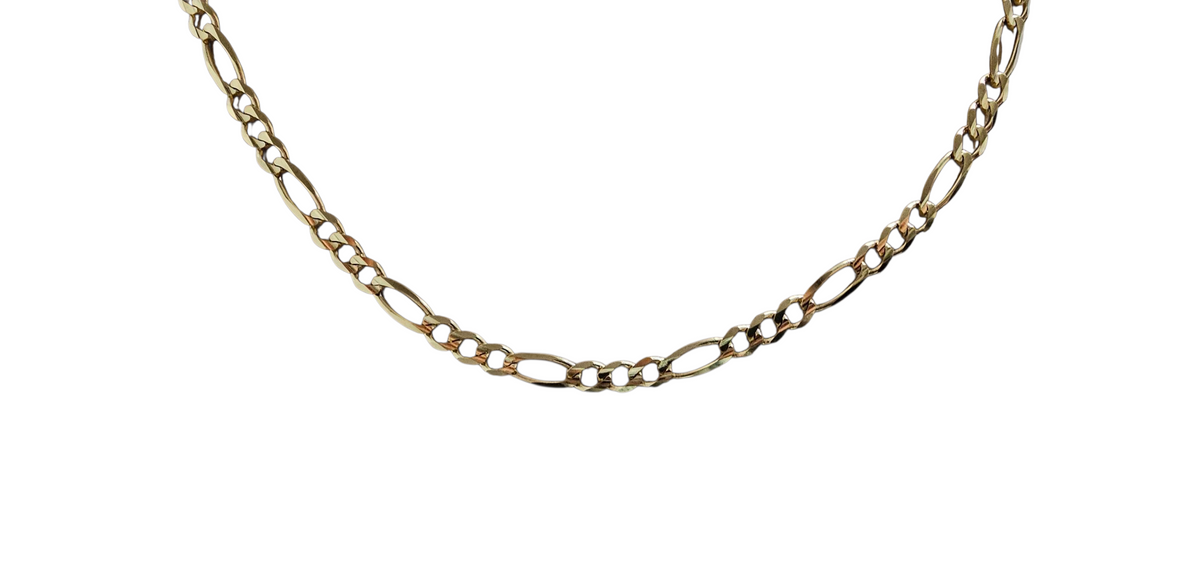 Men's Necklace in 14 Karat Yellow Gold (22 Inches)