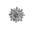 Snowflake Diamond Ring in 18 Karat White Gold
