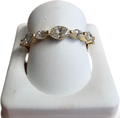 18kt Yellow Gold Marquise Diamond Band