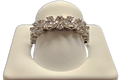 Platinum Round Diamond Marquise Diamond Ring