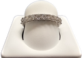 14 Karat White Gold Diamond Band Ring