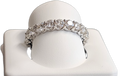 18 Karat White Gold Round Diamond Eternity Band Ring