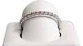 14 Karat White Gold Round Diamond Band Ring