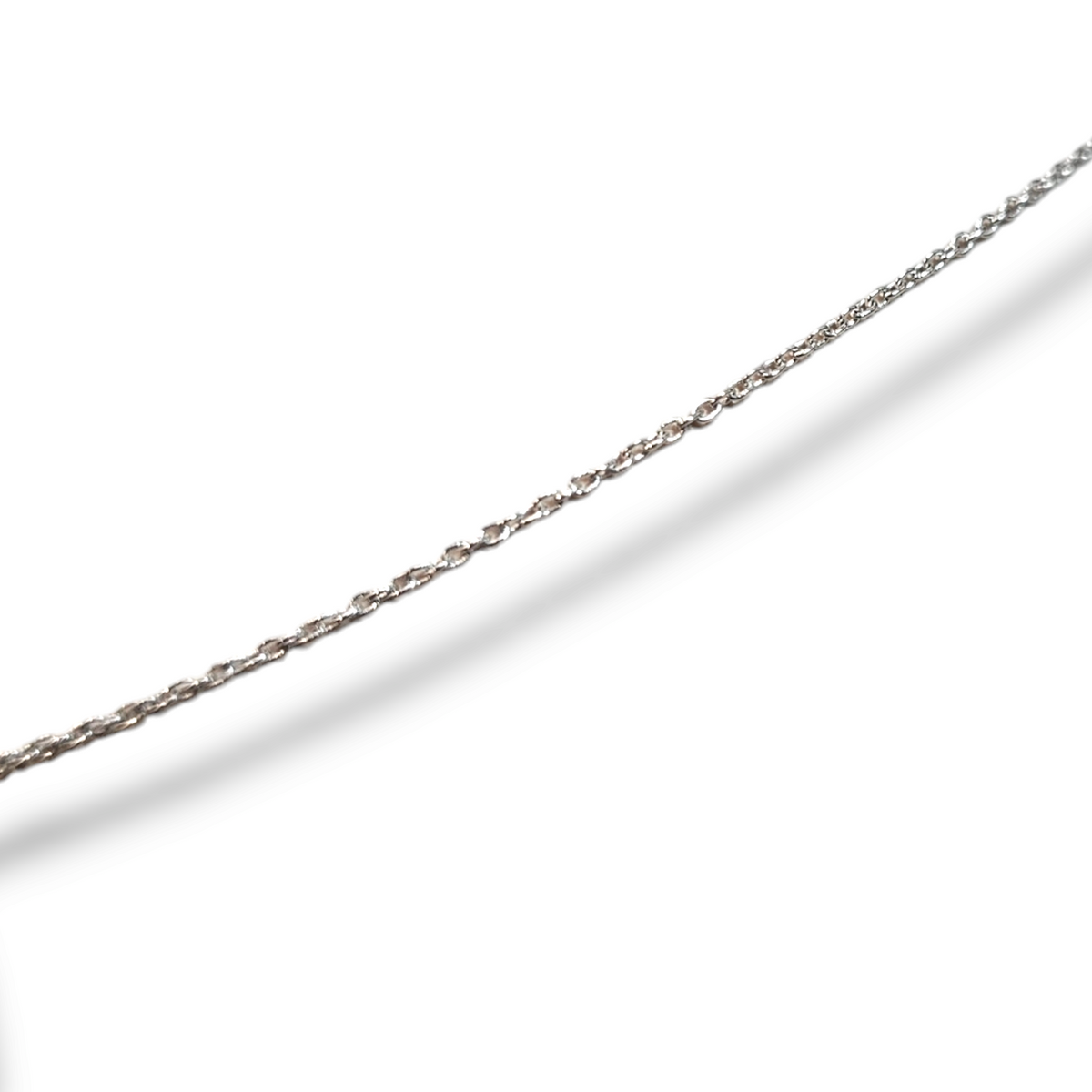 Diamond Horseshoe Necklace in 14KT White Gold