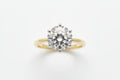 Natural Solitaire Round Diamond Ring in 18 Karat Gold