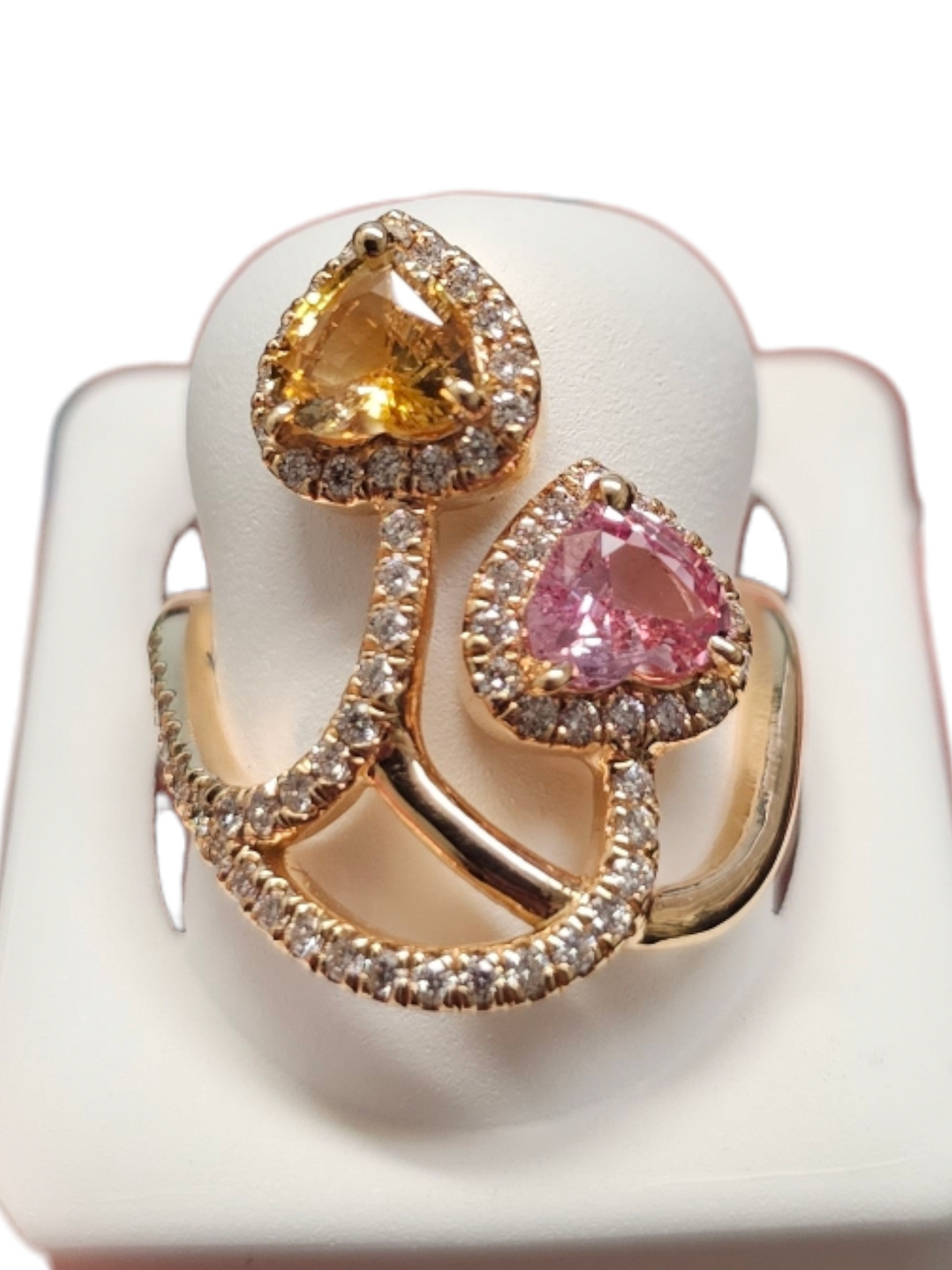 Emma Yellow Sapphire Ring - Engagement Ring