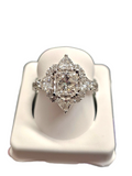 Princess Cut Diamond Engagement Ring in 18Kt White Gold
