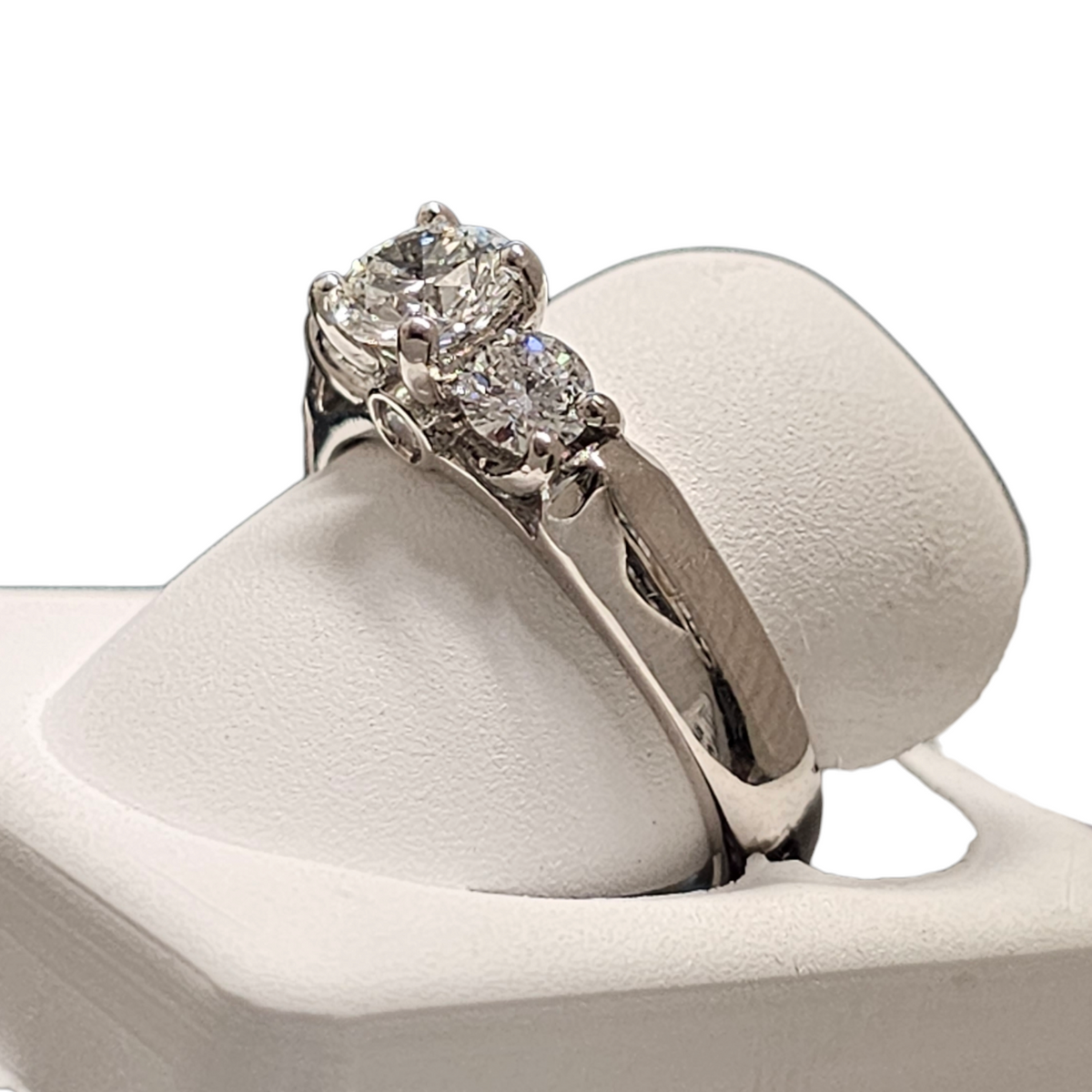 Palladium Diamond Engagement Ring