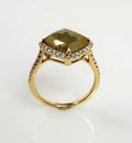 Rough Diamond Ring in 14Karat Yellow Gold