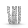 Four Diamond Band Set