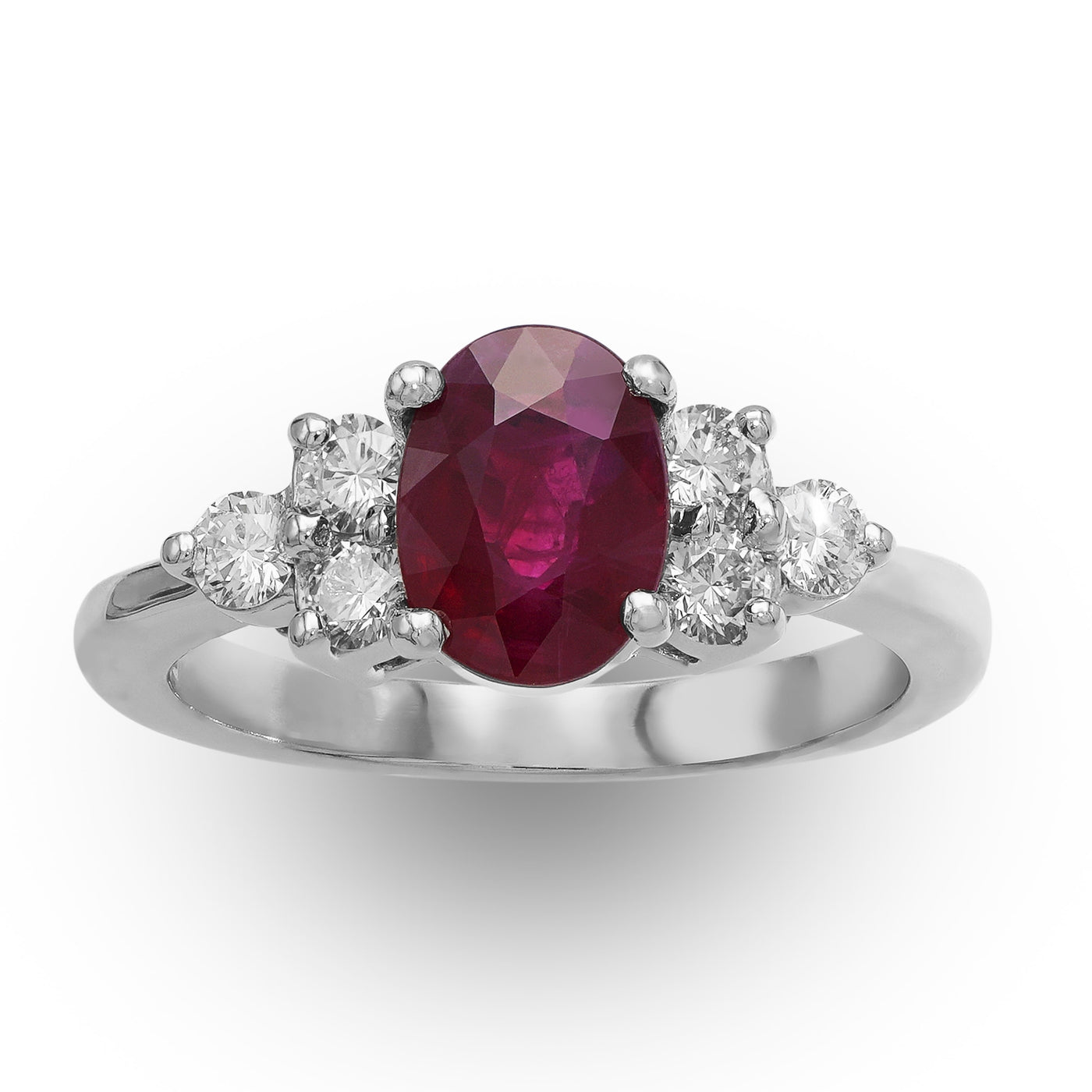 S925 Sterling Silver Zircon Color Treasure Oval Ruby Ring - China Rings and  Silver Ring price | Made-in-China.com