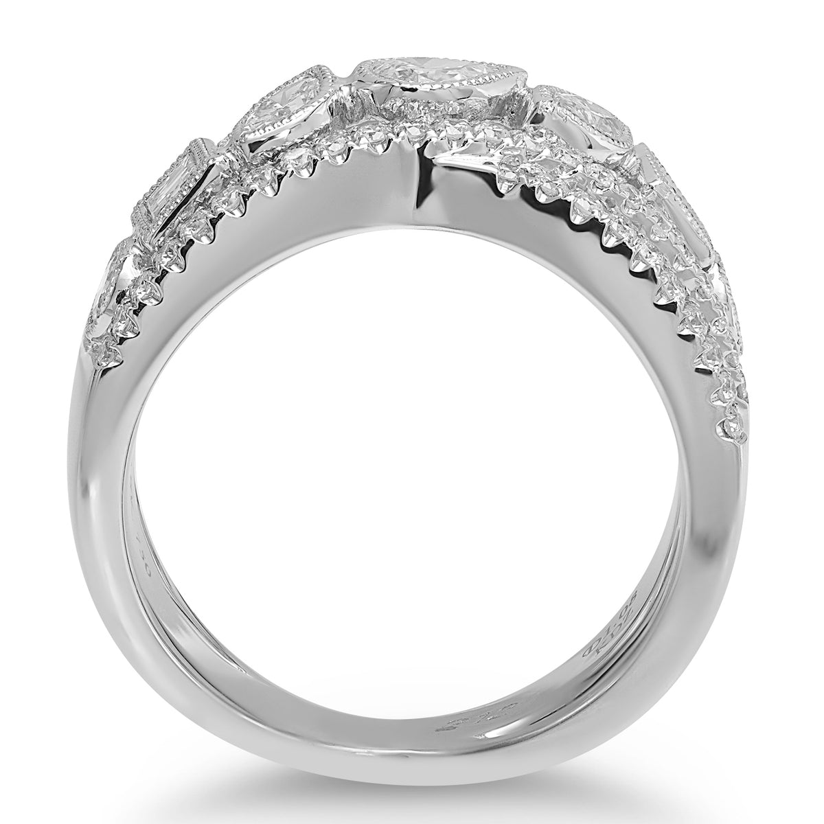 Diamond Multi-band Ring