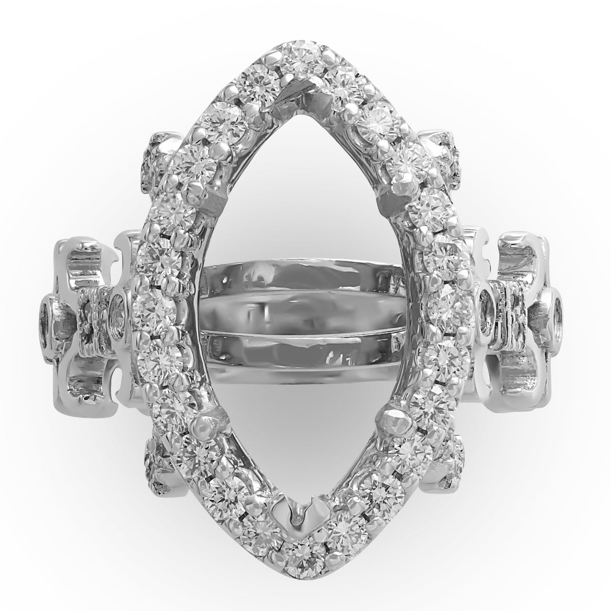 Marquise Semi-mount Ring