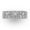 Diamond Cluster Ring in 18 Karat White Gold