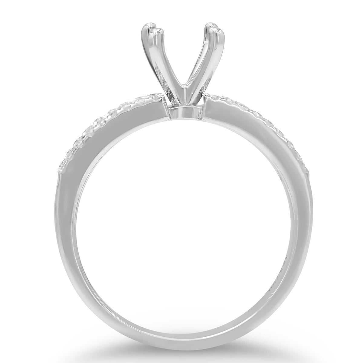 Baguette Diamond Semi-mount Ring