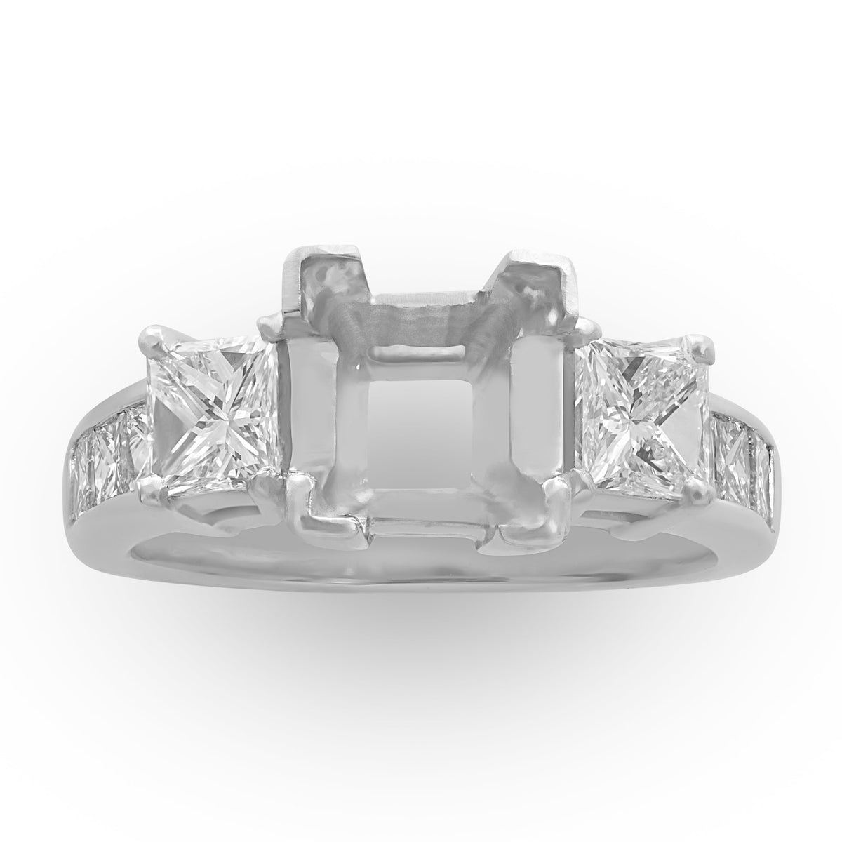 Princess Diamond Semi-mount Ring