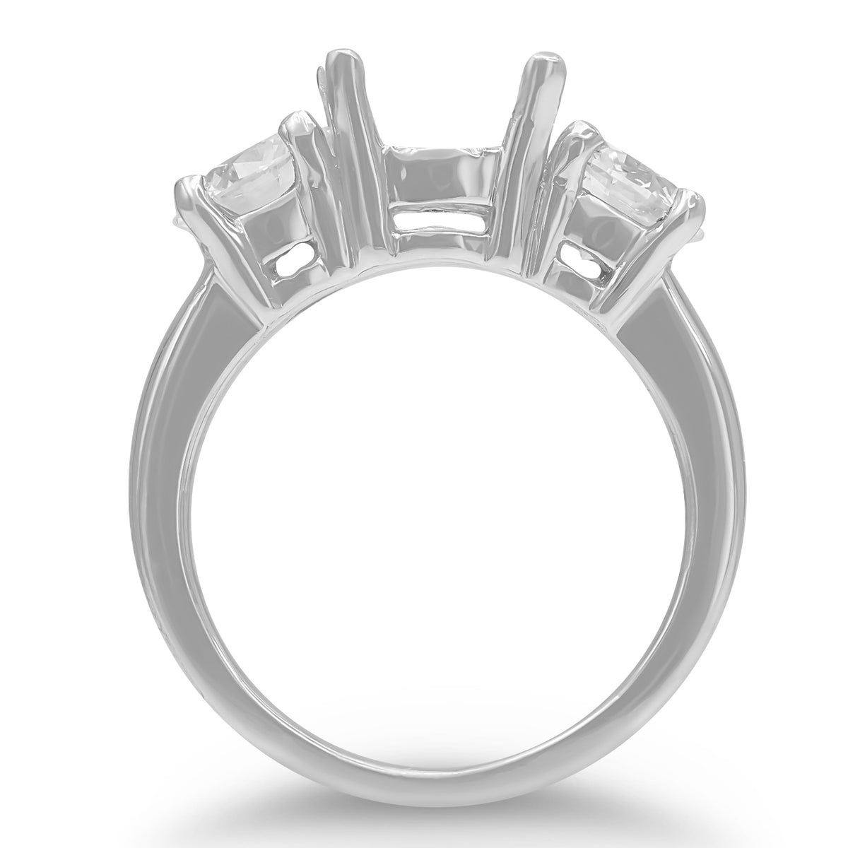 Round Diamond Semi-mount Ring