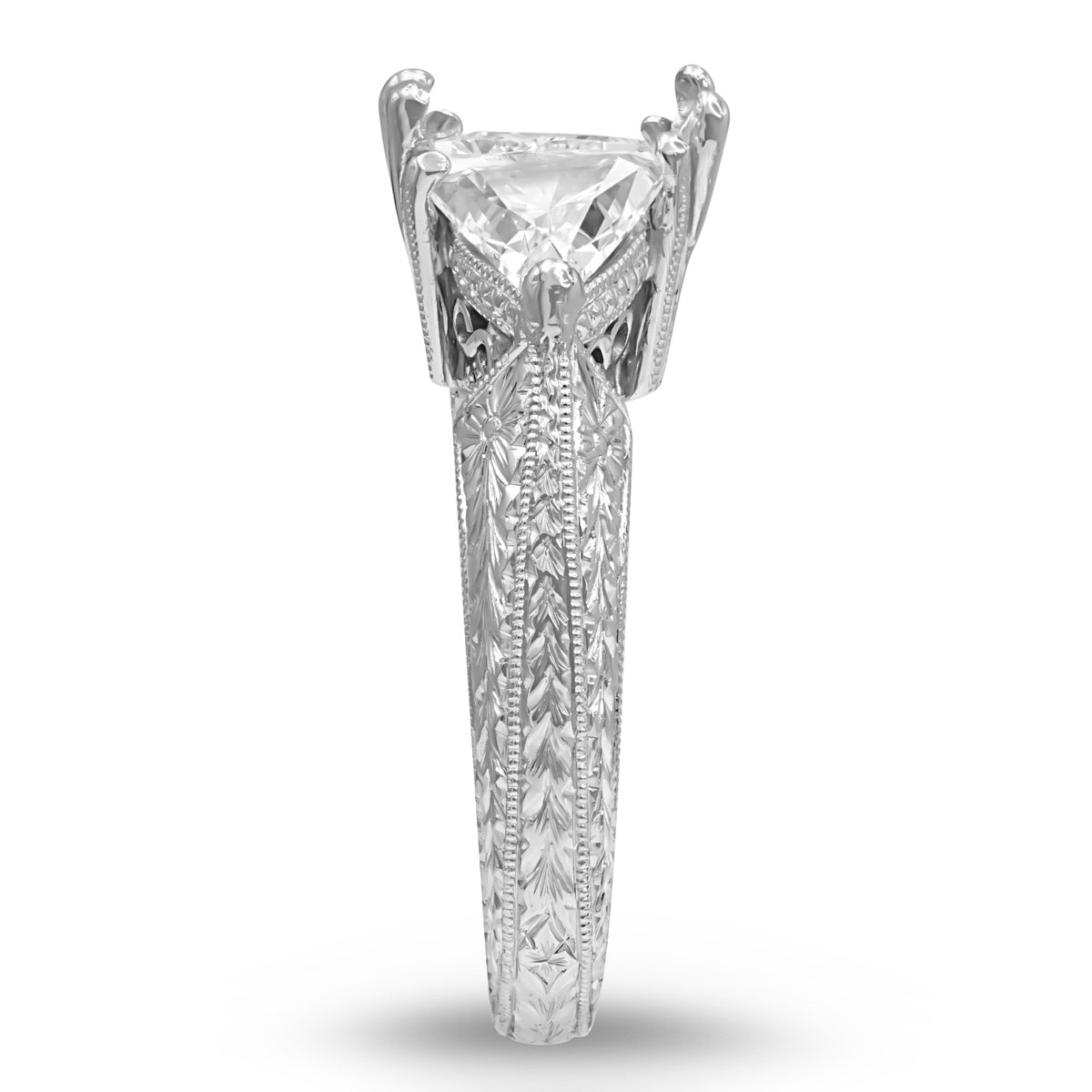 Trillion Diamond Semi-mount Ring