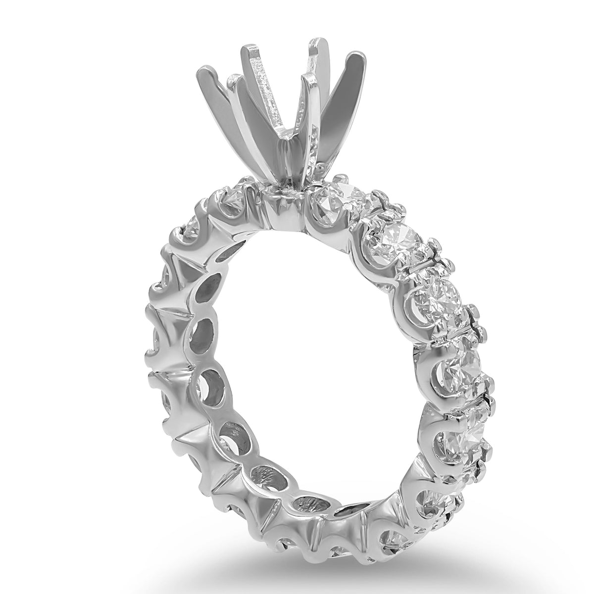 Eternity Diamond Semi-mount Ring