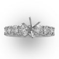 Eternity Diamond Semi-mount Ring in Platinum