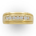 Radiant Diamond Band Ring in 14Karat Yellow Gold