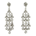 Dangling Chandelier Diamond Earrings in 14kt White Gold