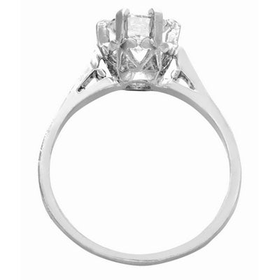 Six-Prong Semi-Mount Engagement Ring