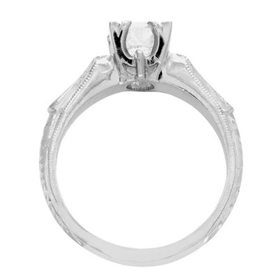 Four-Prong Semi-Mount Engagement Ring