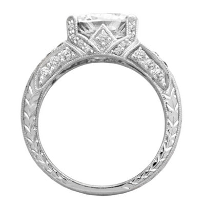 Oval Semi-Mount Engagement Ring