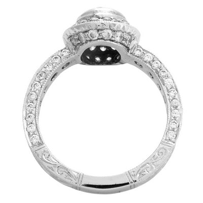 Bezel Semi-Mount Engagement Ring