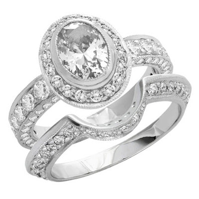 Bezel Semi-Mount Engagement Ring