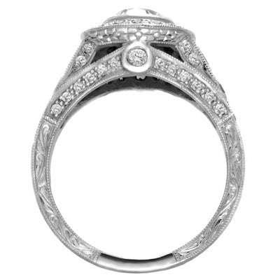Bezel Semi-Mount Engagement Ring