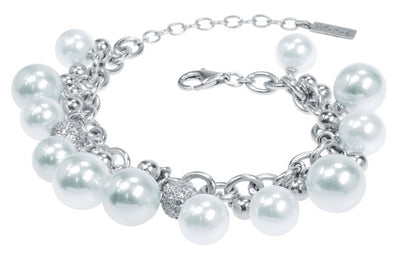 Indulgence - White Pearl with CZ Bracelet