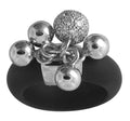 Rock Candy - Black Rubber with CZ Ring