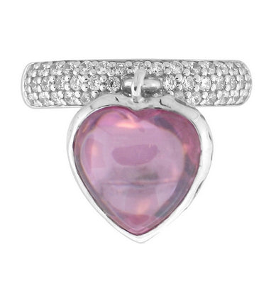 Sweetheart - Pink CZ Ring