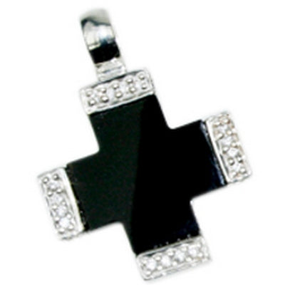 Regal Small - Onyx with CZ Pendant