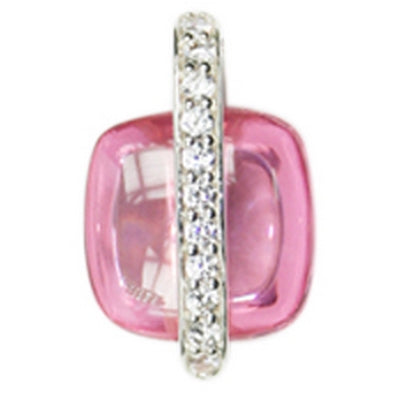 Bubblegum - Pink CZ Pendant