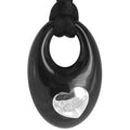 Sweet Amore - Black Enamel Pendant