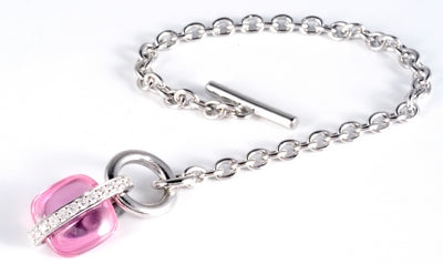 Bubblegum - Pink CZ Bracelet