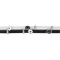 Venezia - Black and White Rubber with CZ
