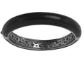 Pure Color - Black Enamel Bangle