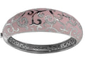 Royale - Pink Enamel with CZ Bangle